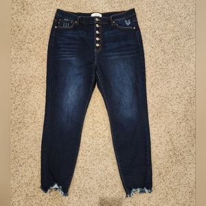 Women's Greyson KanCan high rise button fly jeans size 3X retail price $69.95
